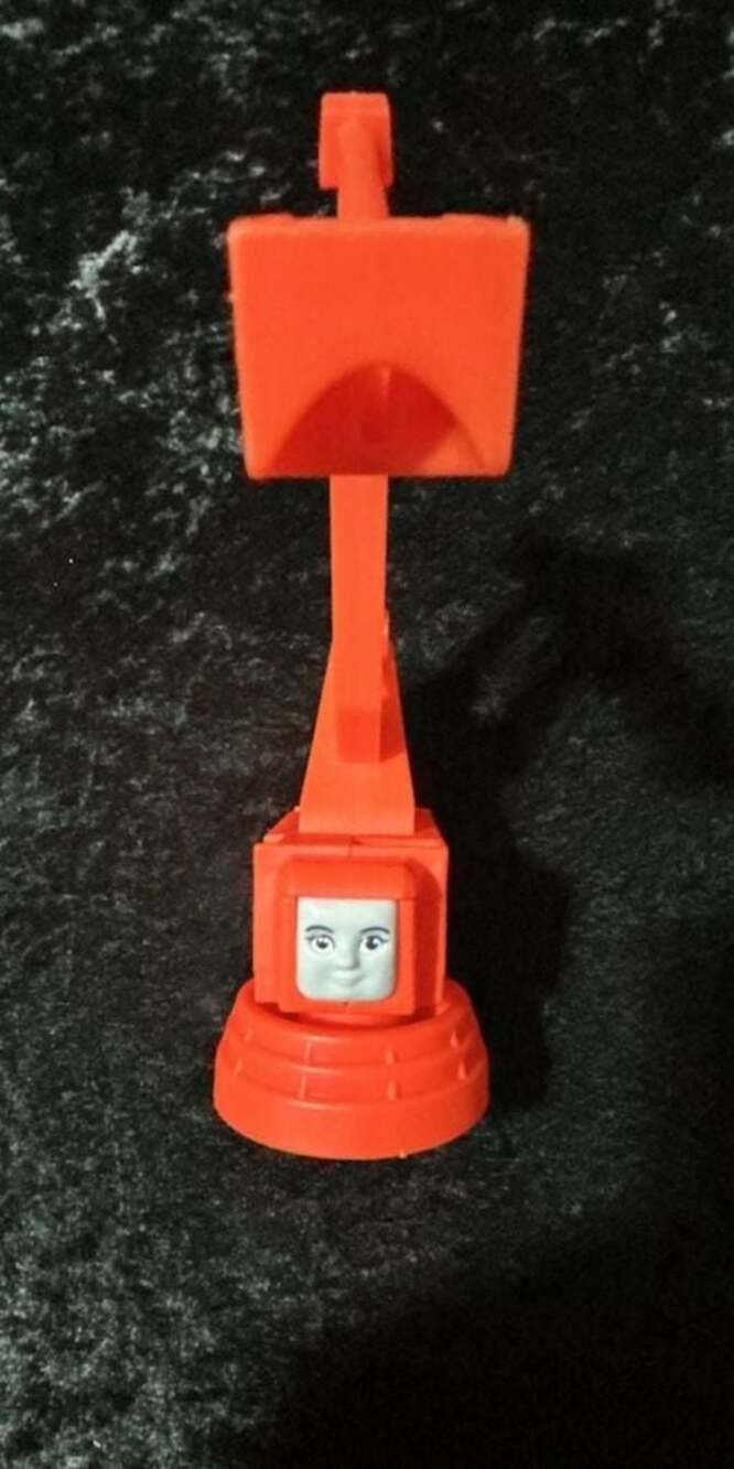 Thomas & Friends TrackMaster Cassia Crane & Cargo Sodor Avocado + Track Parts